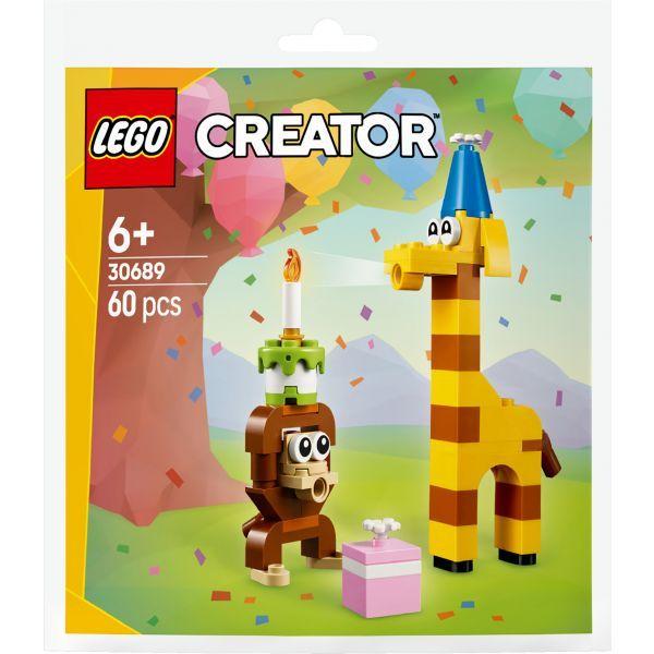 LEGO 30689 Creator Animais na Festa de Aniversário (6+ anos - 60 peças), miniatura 3