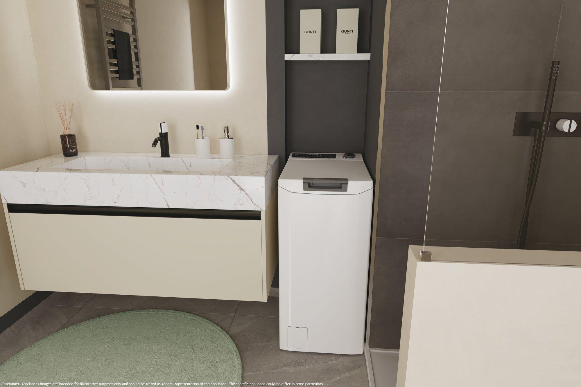 Máquina de Lavar Roupa Independente HOOVER THOS486TM4S (1400 RPM - B - C - Branco) — miniatura 5