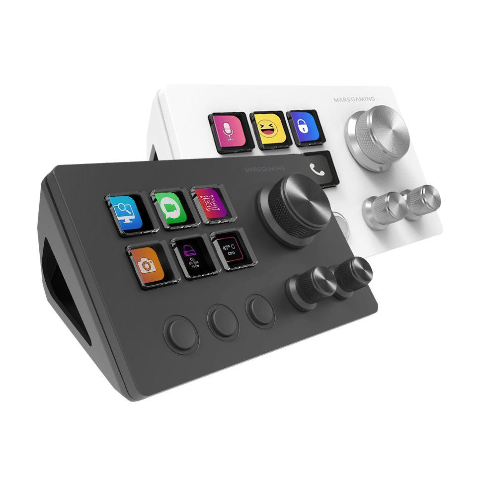Control Deck MARS GAMING MSD-TWO (9 botões - USB Tipo-C - Preto) — miniatura 2