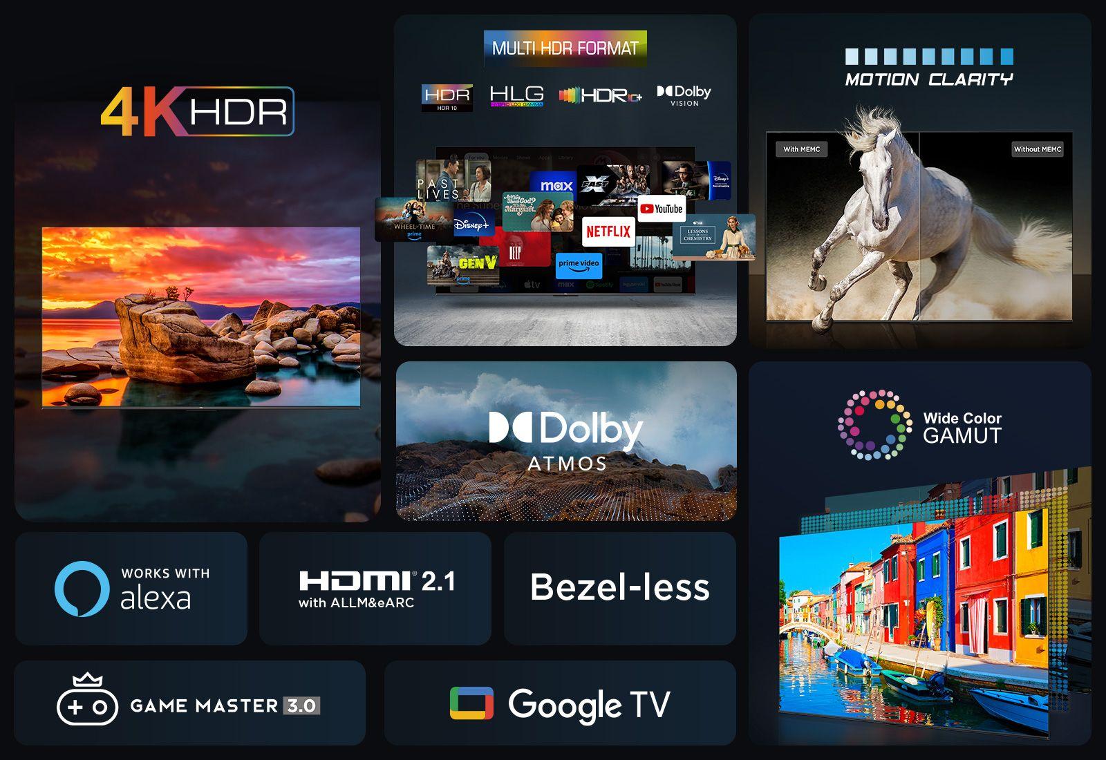 Televisão TCL TV 75P755 (75" - 4K Ultra HD - Google TV - Titânio), miniatura 5