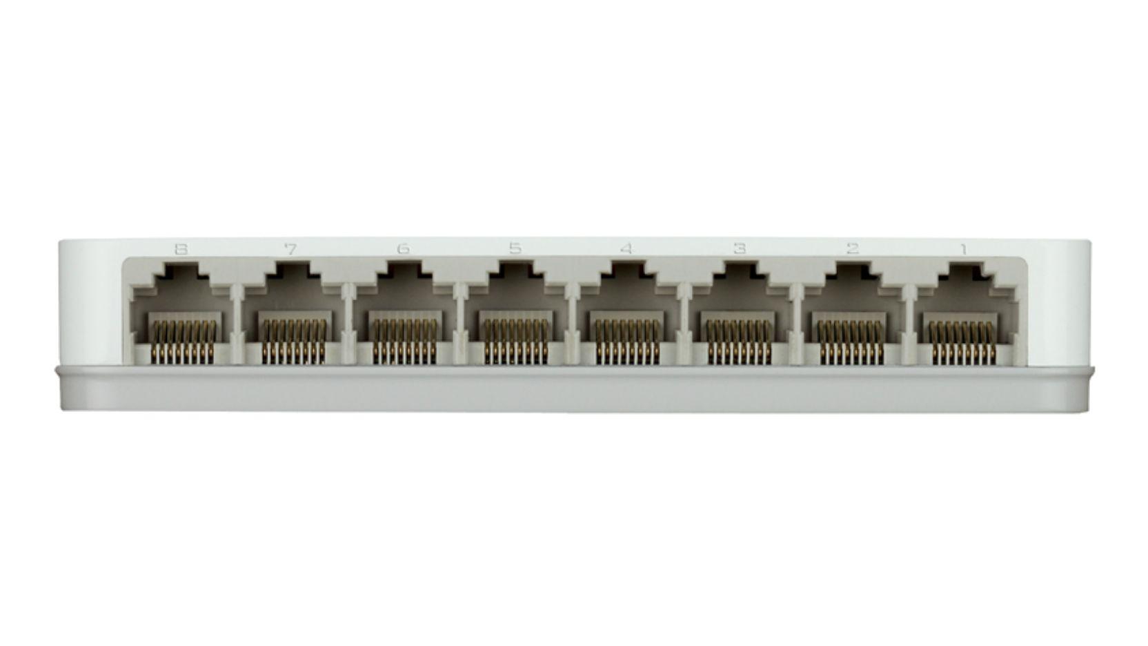 Switch D-LINK GO-SW-8G/E (Gigabit Ethernet - 128 KB - 16 Gbit/s - Branco) — miniatura 3