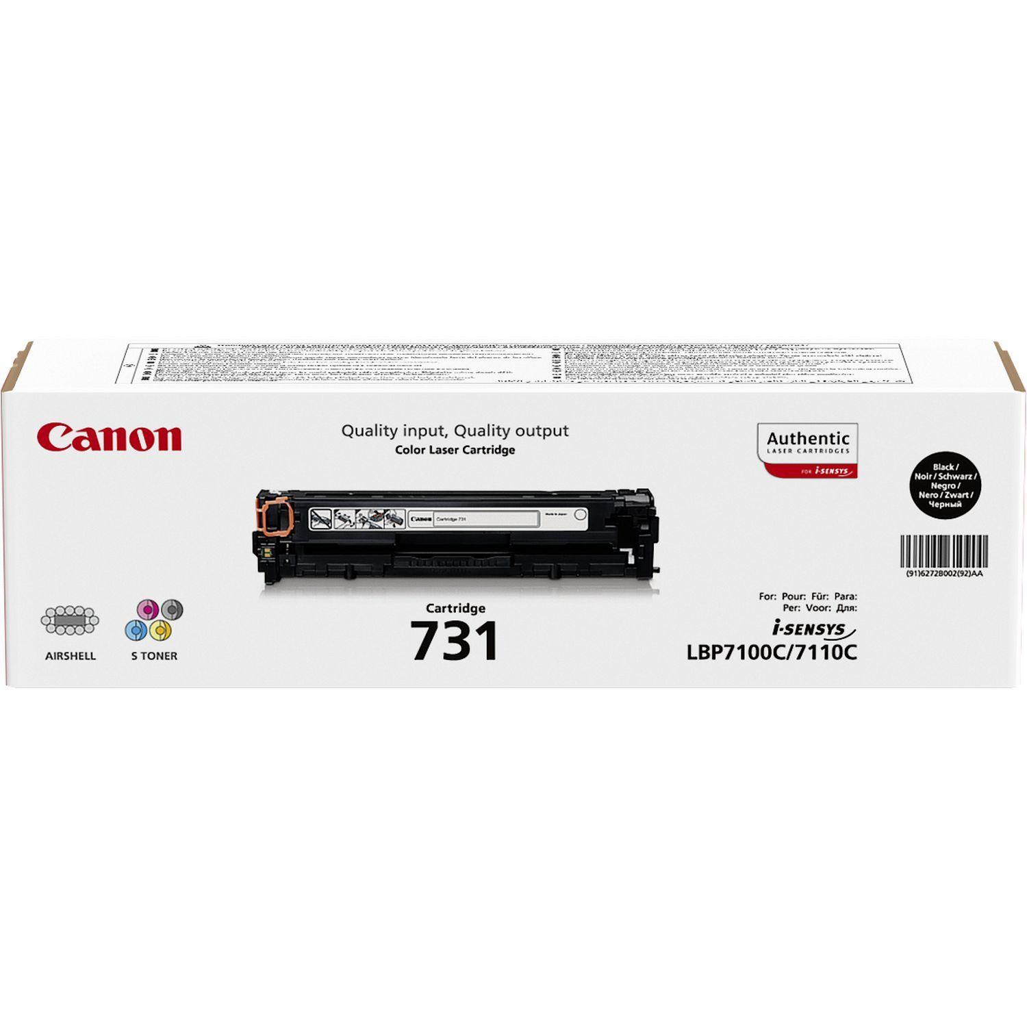 Toner CANON 731 BK 6272B002 (1400 páginas - Preto), miniatura 3