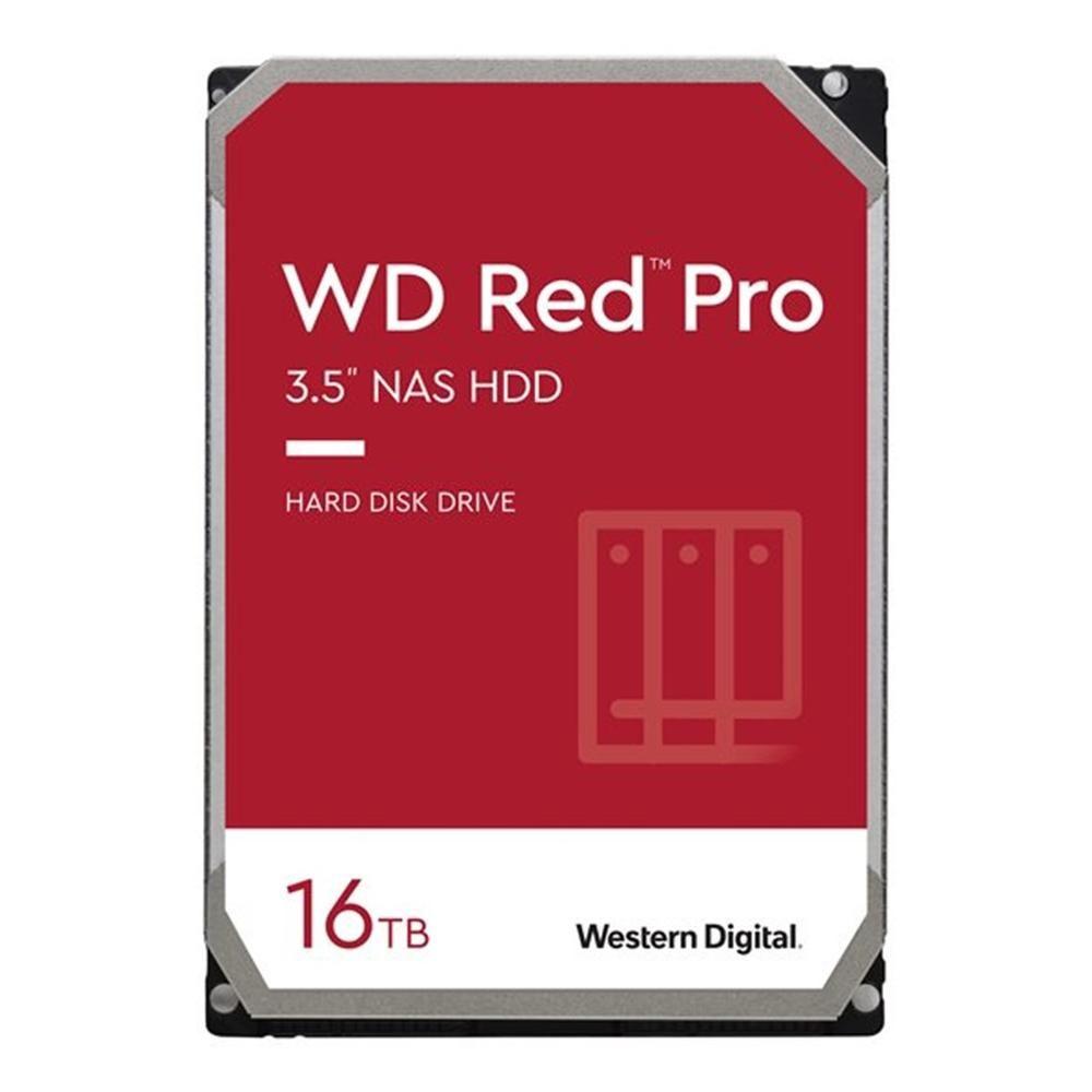 Disco Rígido Interno WESTERN DIGITAL WD Red Pro WD161KFGX (16 TB - 3,5" - SATA)