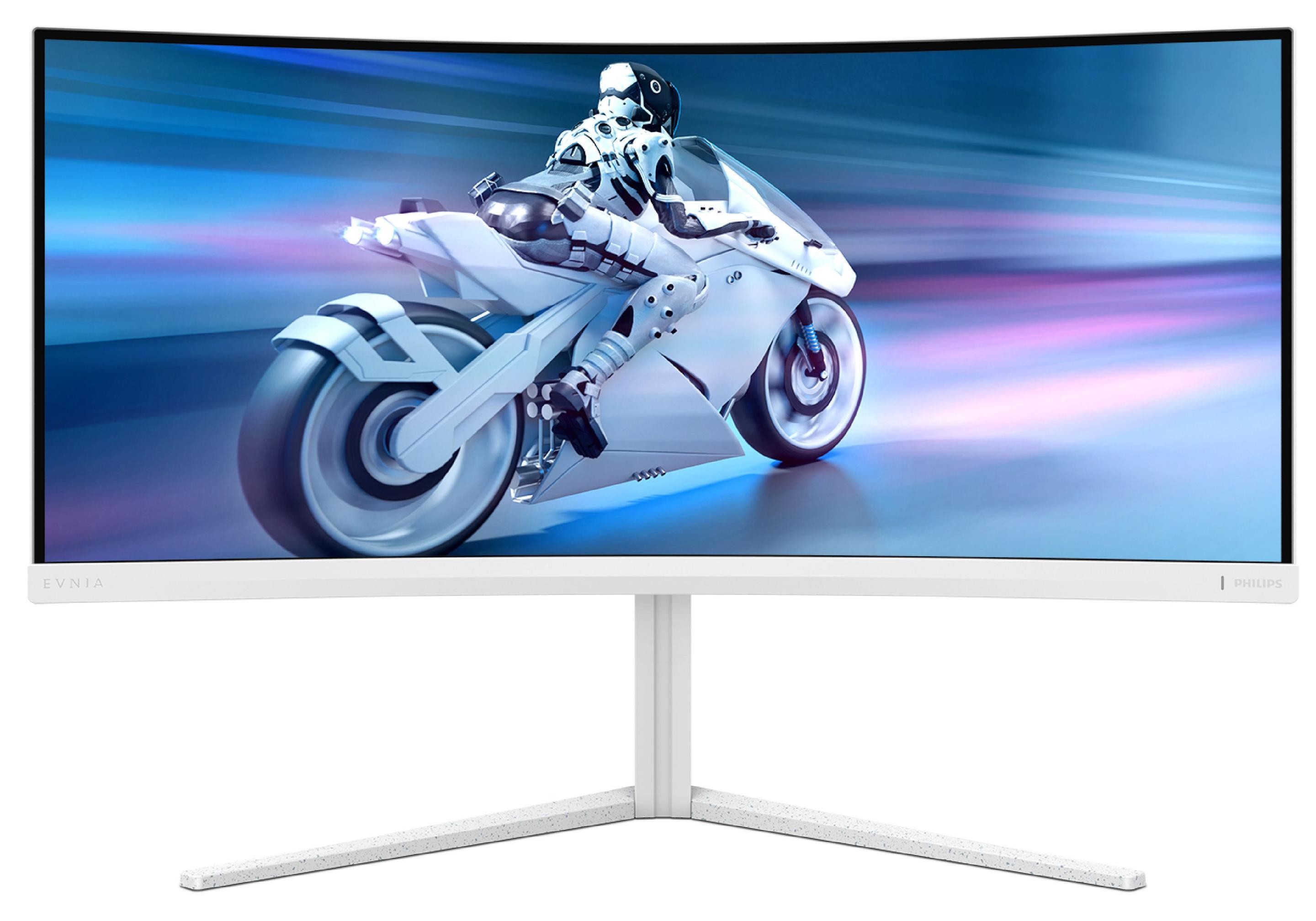 Monitor PHILIPS Evnia 34M2C5501A/00 (34" - Fast VA - 180 Hz - Branco) — miniatura 14
