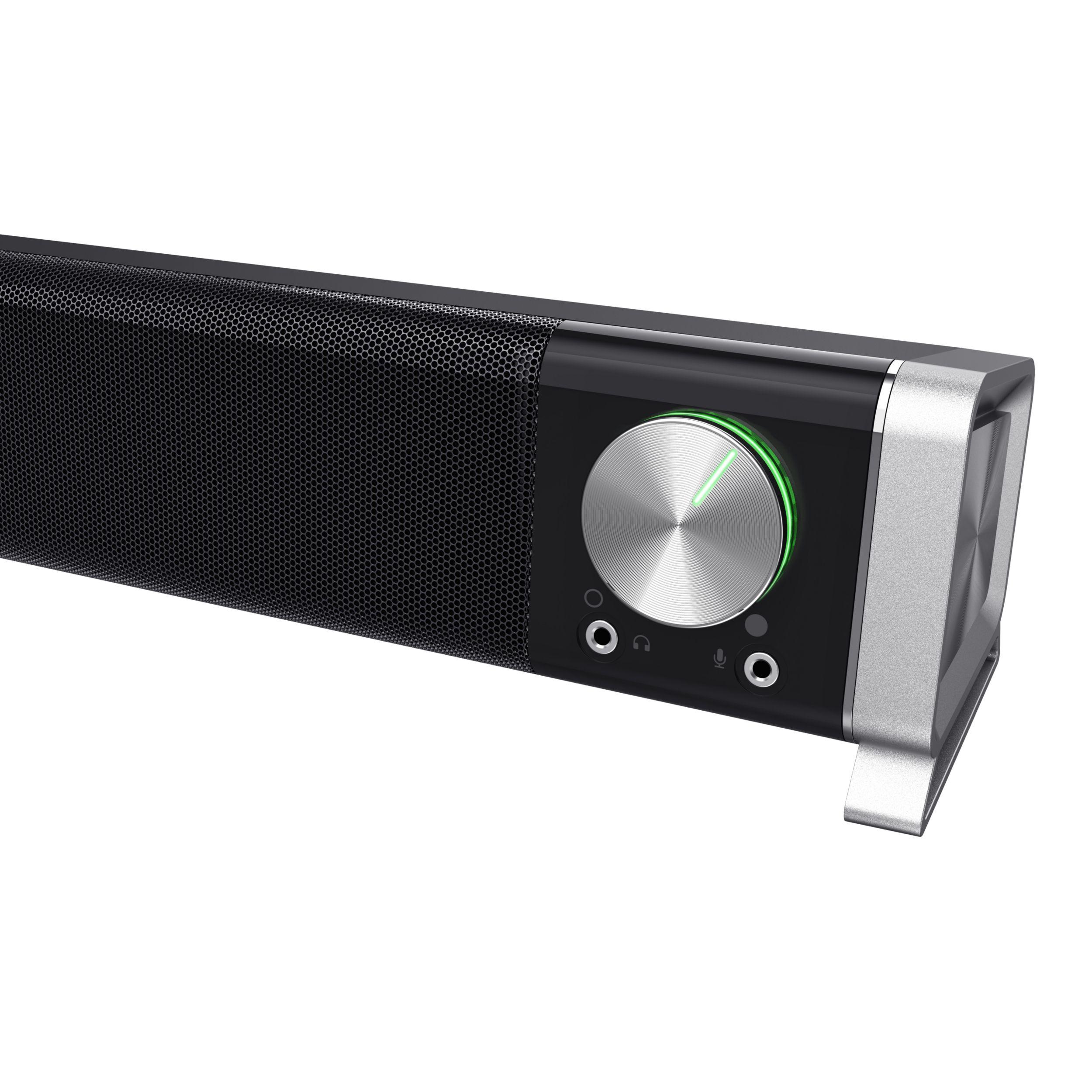 Coluna Soundbar TRUST Asto (Com fios - 6 W - Não suportado - Preto e Prateado), miniatura 5