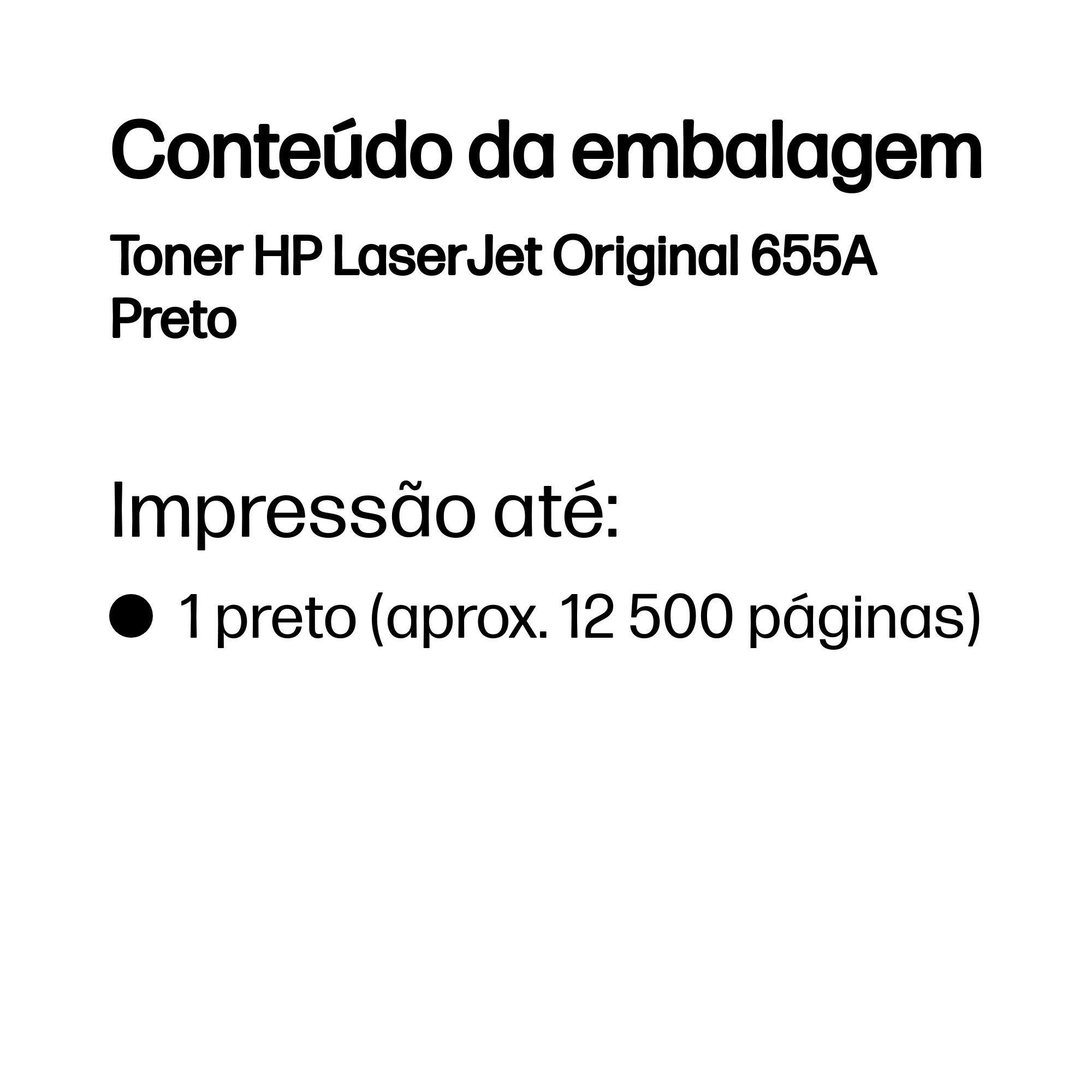 Toner HP 655A (12500 páginas - Preto), miniatura 3