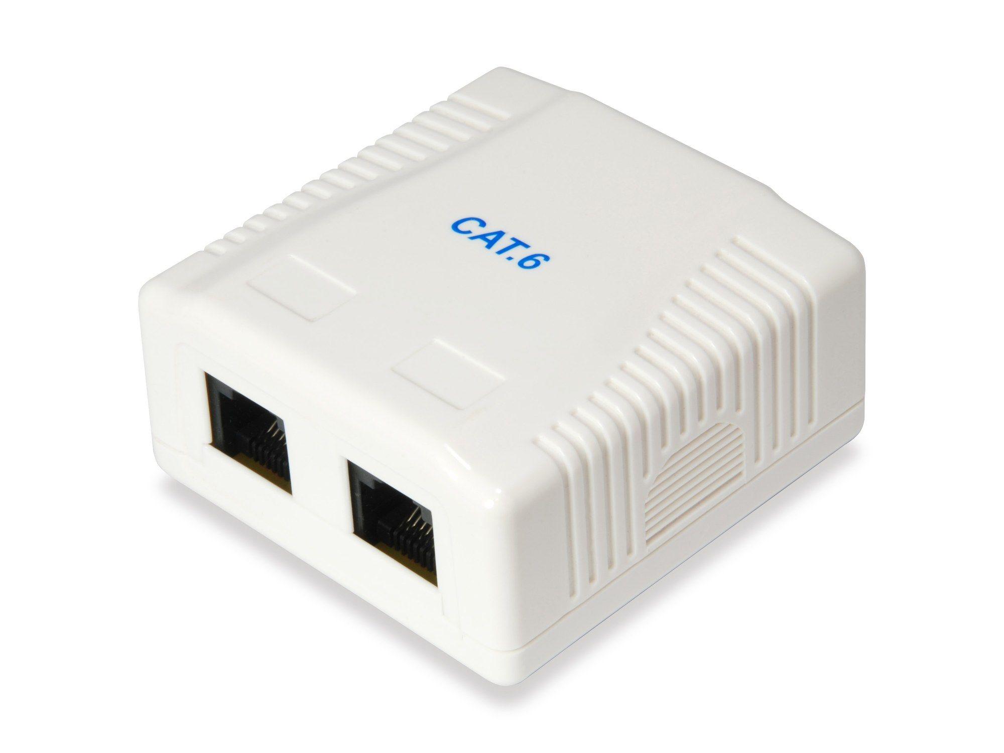 Caixa de Montagem RJ45 EQUIP 235214 (Branco)
