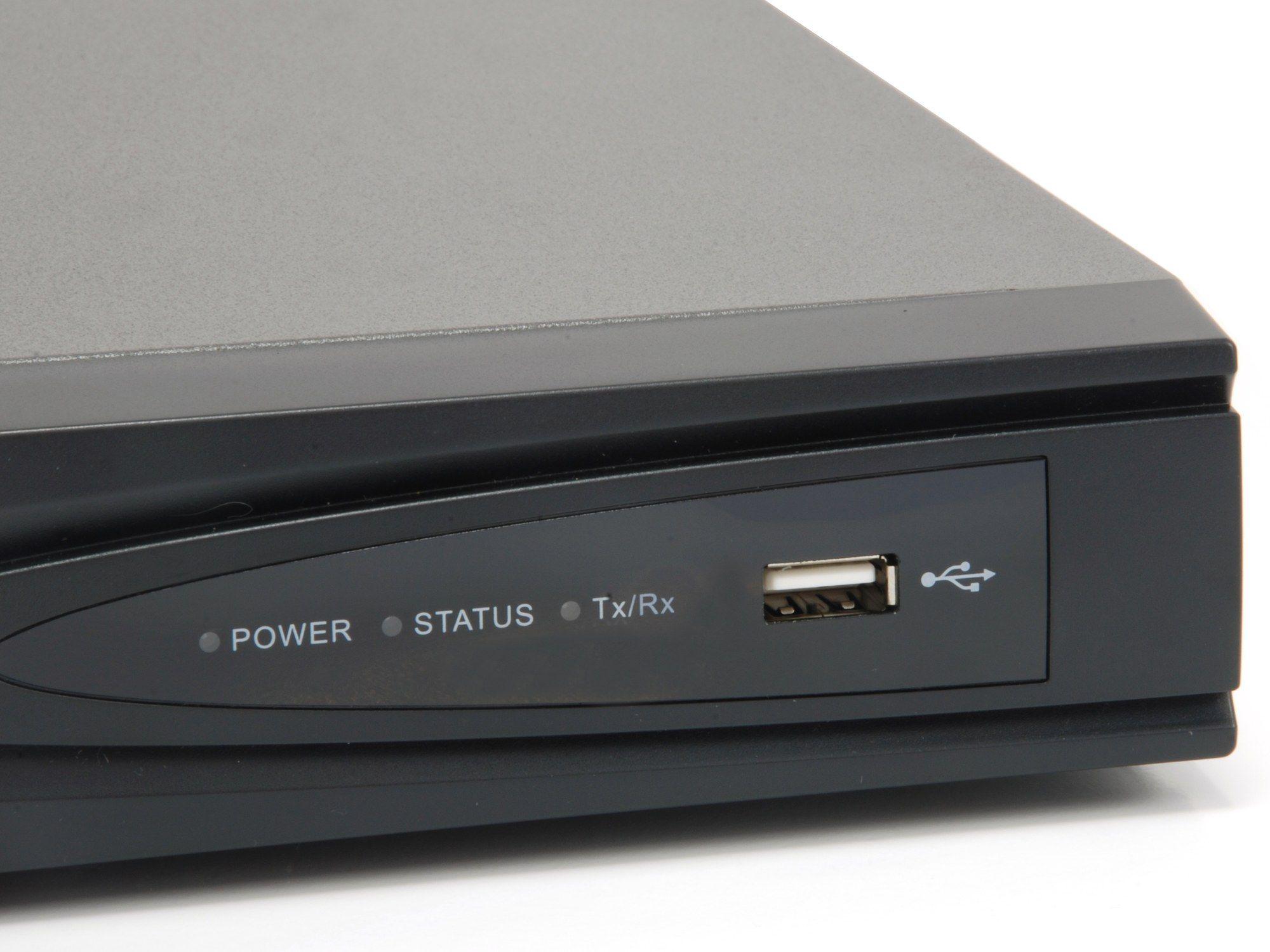 Gravador NVR LEVELONE NVR-0504 (4 canais - 4 portas PoE - 4K - Preto), miniatura 2