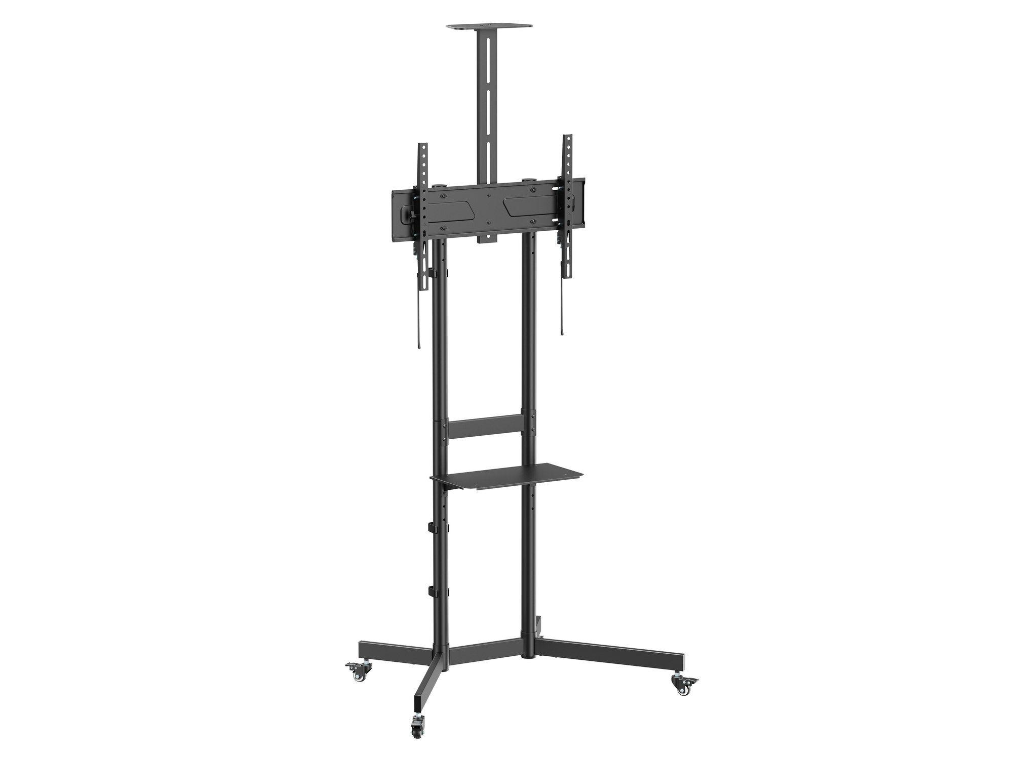 Suporte de Chão com Rodas para TV EQUIP 650636 (600 x 400 mm - 100 x 100 mm - 177,8 cm - Preto)