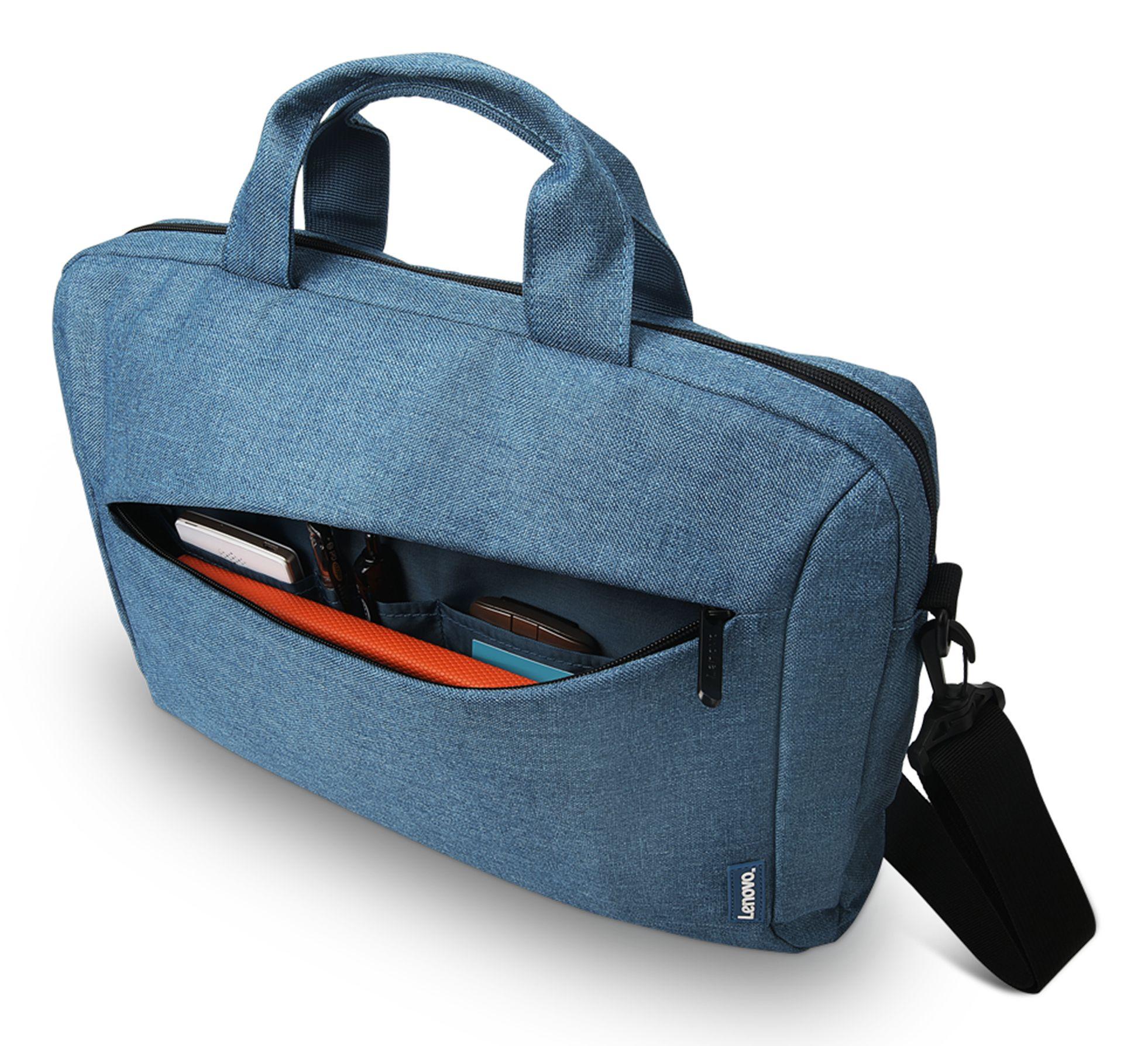 Mala para Portátil LENOVO Casual TopLoader T210 (Poliéster - 39,6 cm - Altura 27,5 cm - Azul), miniatura 4