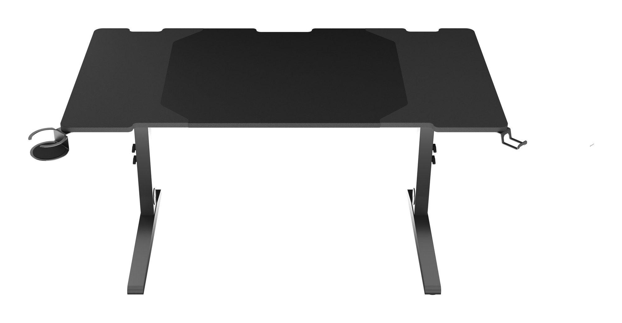 Secretária Gaming GENESIS Holm Modular 140 (1400 x 750 mm - Forma retangular - Multicor - Preto) — miniatura 2