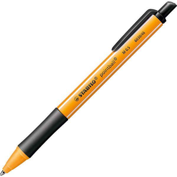 Esferográfica STABILO pointball (Plástico - Laranja)