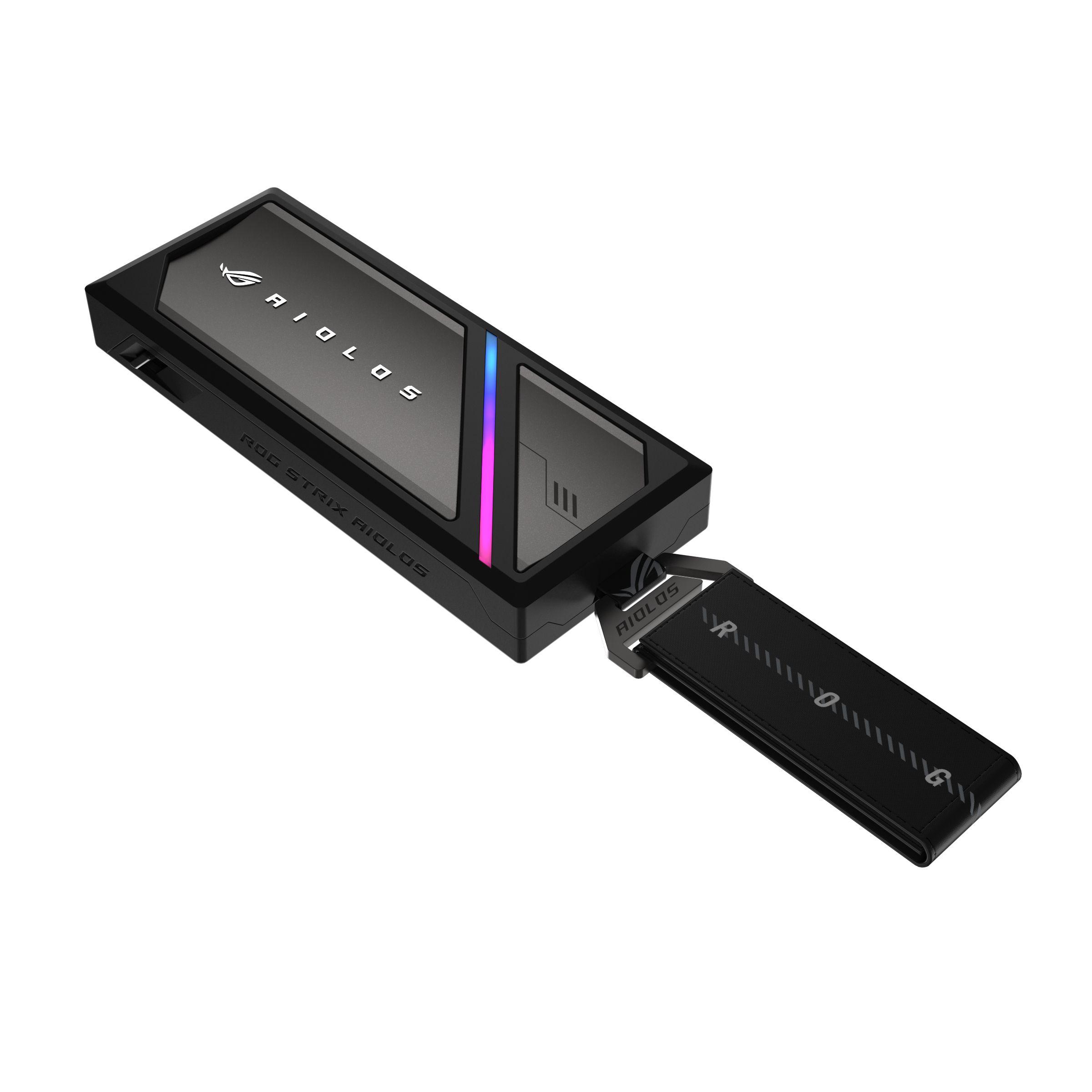 Caixa Externa M.2 ASUS ROG Strix Aiolos (M.2 - PCI Express, SATA NVMe - Preto), miniatura 10