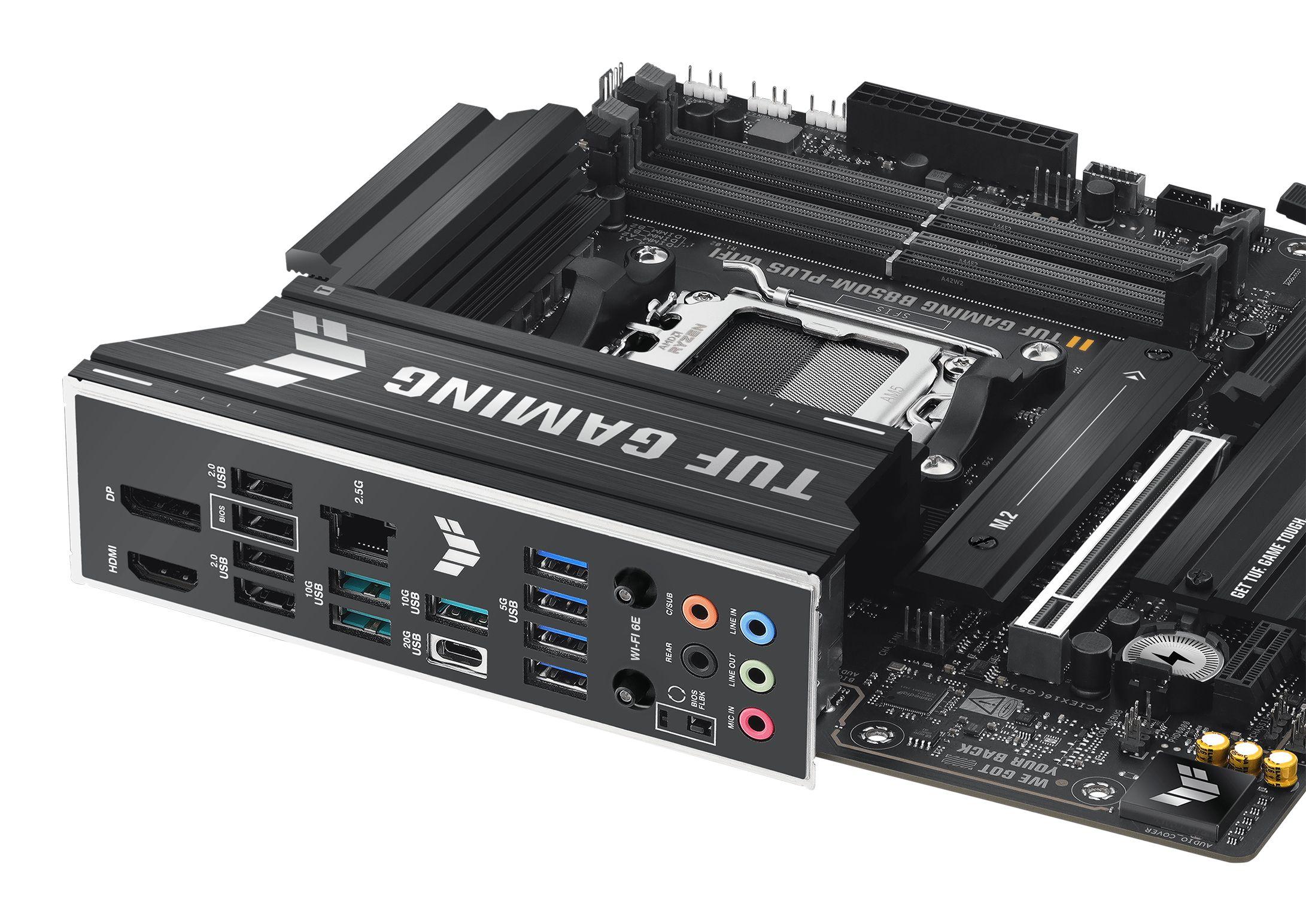 Motherboard ASUS TUF GAMING B850M-PLUS WIFI (AM5 - micro ATX - Duplo canal - Preto) — miniatura 11