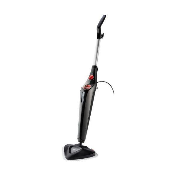 Máquina de Limpeza a Vapor VILEDA Steam Plus + PowerPad (Preto/Vermelho)