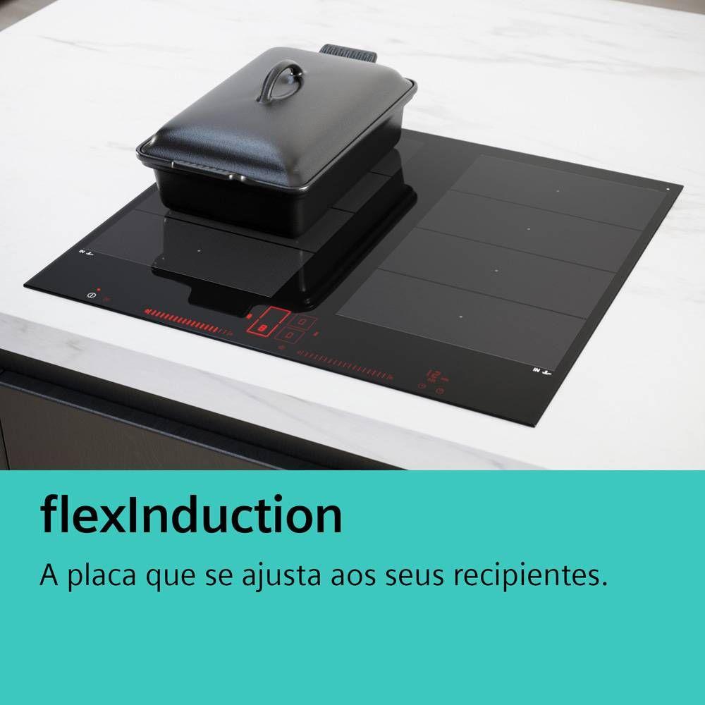 Placa de Indução Encastre SIEMENS EX375FXB1E iQ700 (2 zonas - 3700 W - Vidro-cerâmica - Preto), miniatura 2