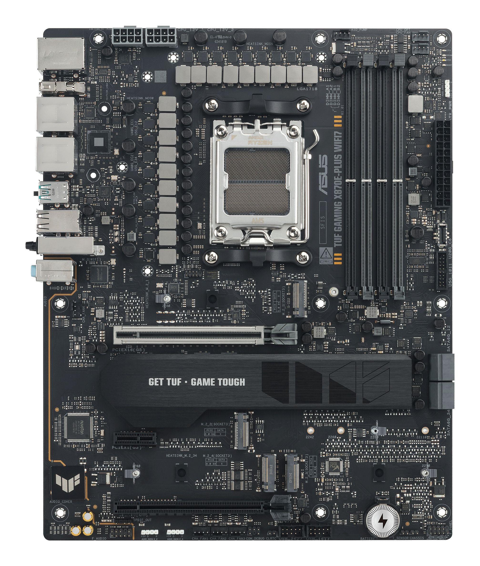 Motherboard ASUS TUF GAMING X870E-PLUS WIFI7 (AM5 - ATX - Duplo canal - Cinzento), miniatura 12