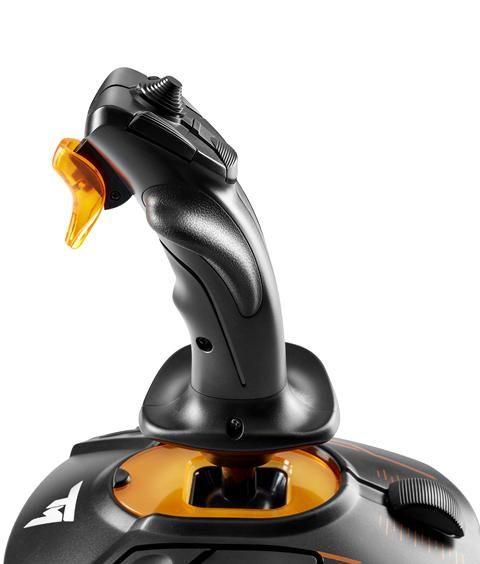 Manípulo de Voo THRUSTMASTER T.16000M FCS (PC - Com fios - Preto e Laranja) — miniatura 2
