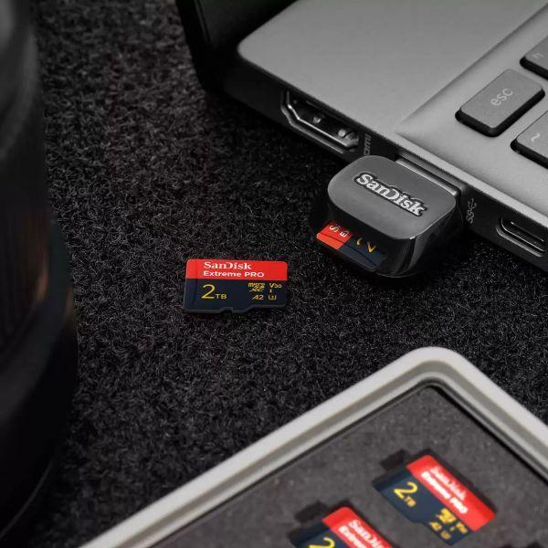 Cartão de Memória SANDISK Extreme PRO SDSQXCD-2T00-GN6MA (2TB - Classe 10 - 250 MB/s - Preto e Vermelho), miniatura 3