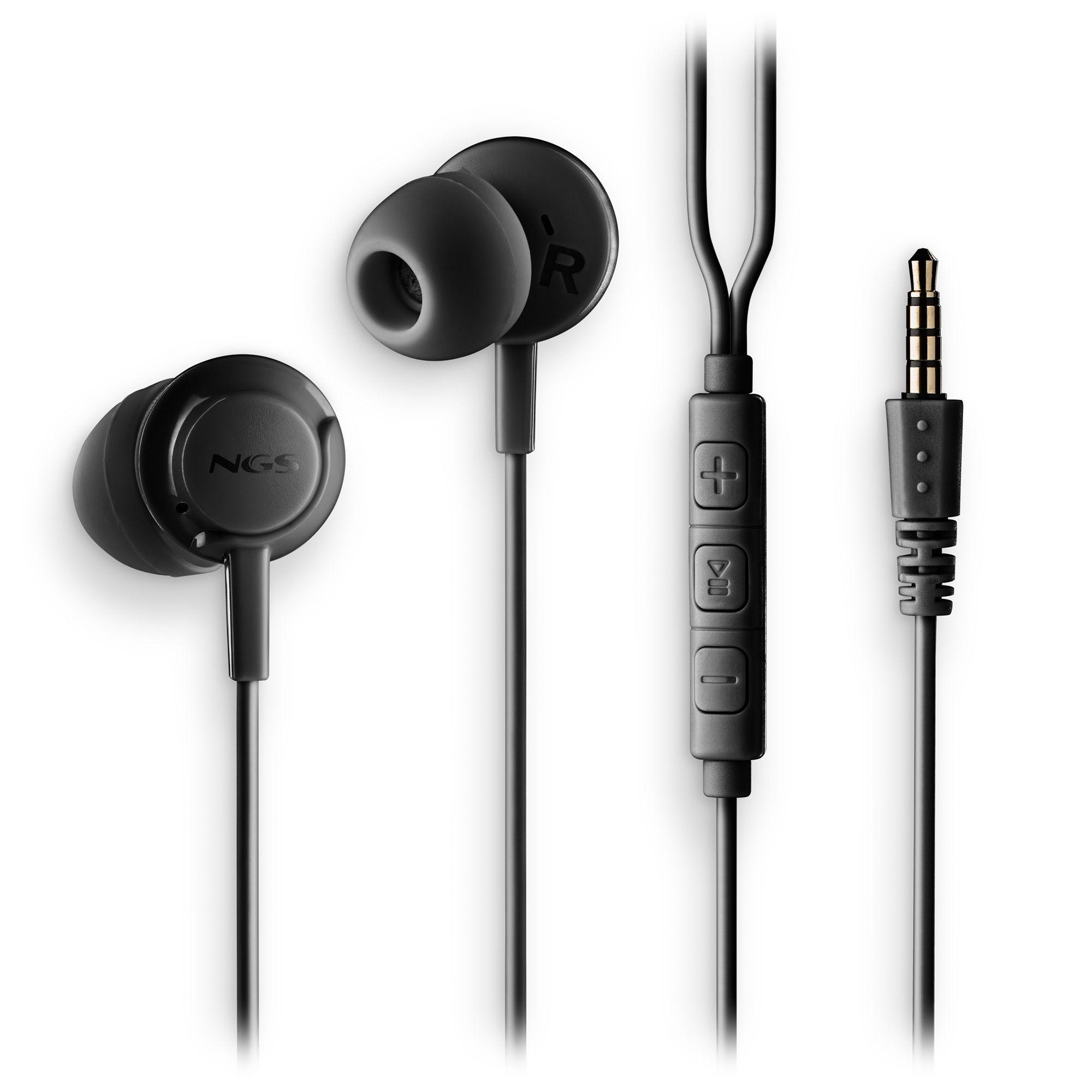 Auscultadores NGS Cross Drift (Binaural - Com fios - Intra-aural - Preto), miniatura 3