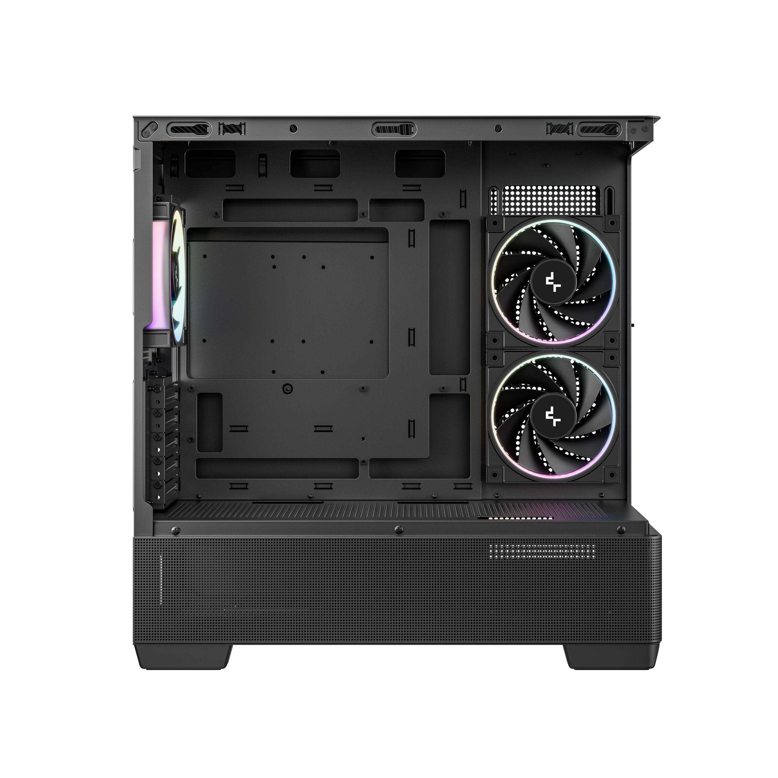 Caixa PC DEEPCOOL CG380U 3F (ITX, micro ATX - Tower - ITX, Micro-ATX - Preto) — miniatura 3