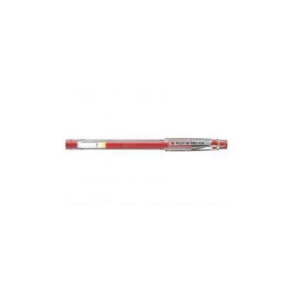 Caneta de Tinta Gel PILOT G-Tec-C4 (Plástico transparente - Vermelho) — miniatura 2