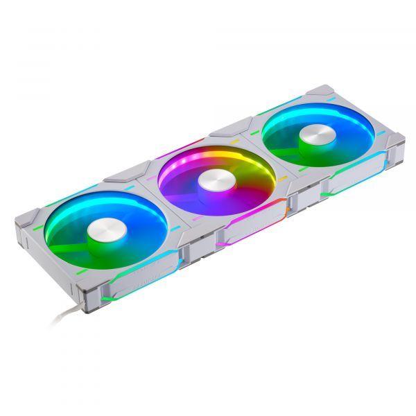 Pack de 3 Ventoinhas para Caixa PC PHANTEKS PH-F140D30_DRGB_PWM_WT01_3P (D-RGB - 1,8 W - Branco) — miniatura 2