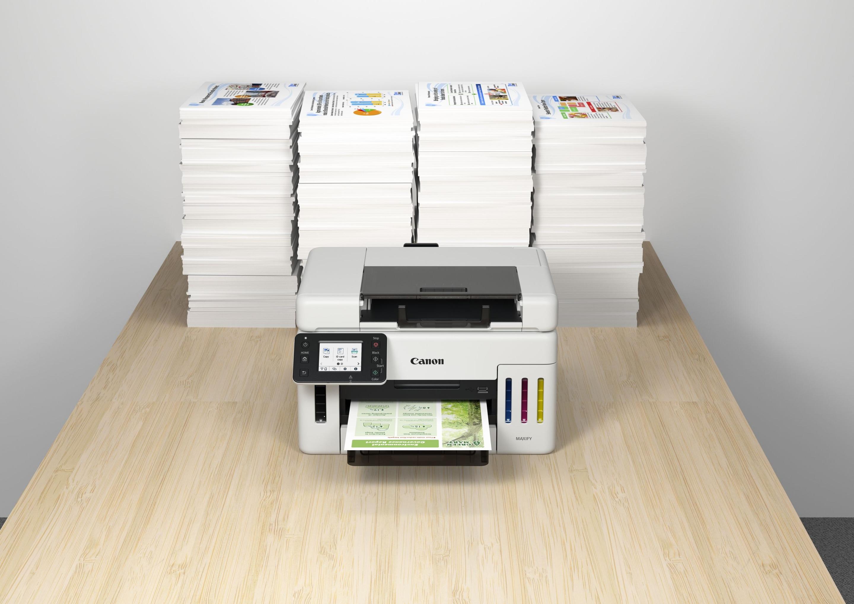 Impressora Multifuncional CANON MAXIFY GX6550 (A4 - Impressão a cores - 350 folhas - Branco e Preto) — miniatura 10