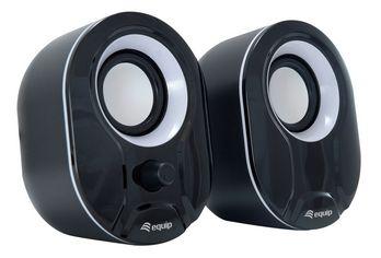 Colunas EQUIP Life Mini (Com fios - 6 W - 2.0 canais - Preto e Branco)