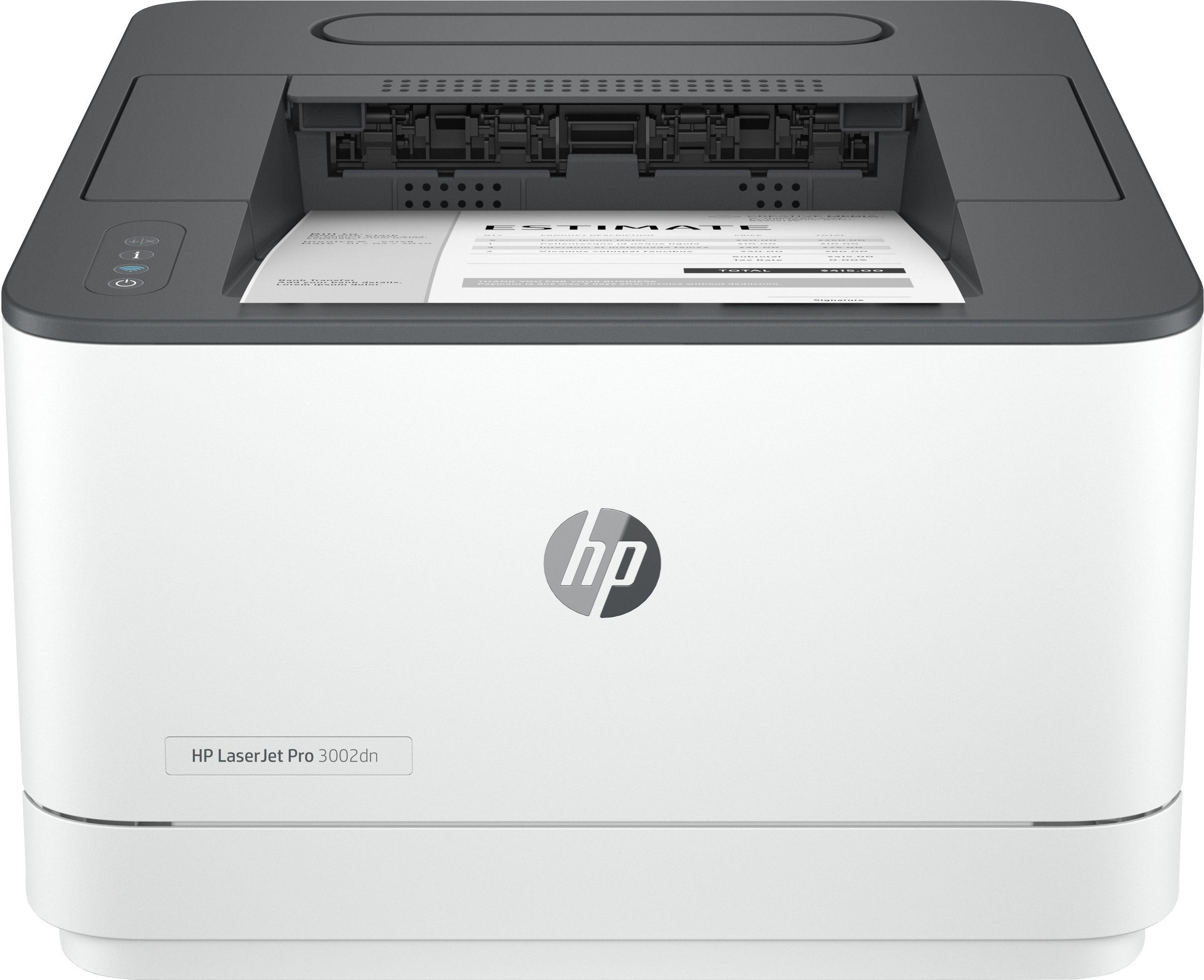 Impressora Laser HP LaserJet Pro 3002dn (A4 - Impressão a preto e branco - 250 folhas - Cinzento e Branco)