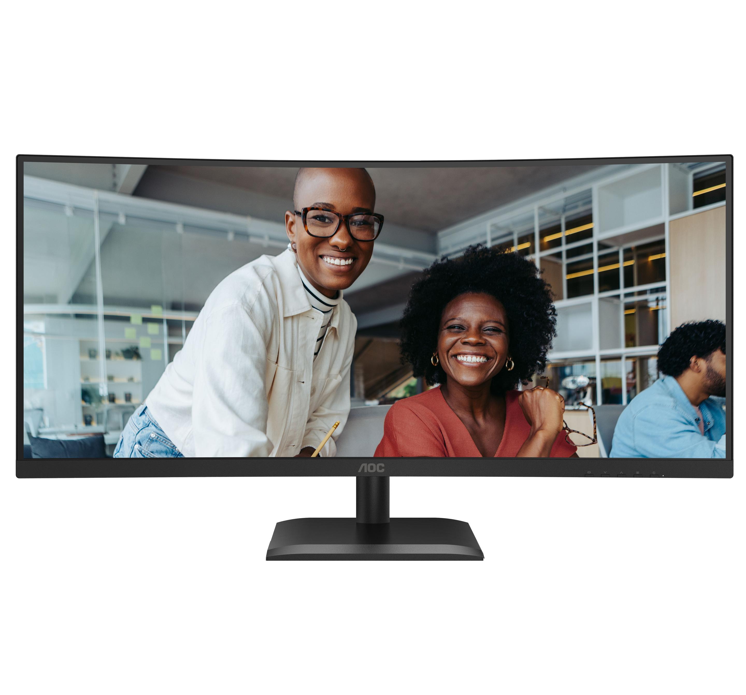 Monitor AOC CU34E4C (34" UltraWide Quad HD - VA - 120 Hz - Preto) — miniatura 2