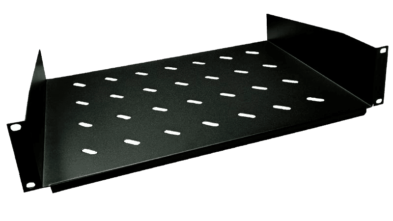 Prateleira Fixa para Bastidor Mural PHASAK PHO 5345 (1U - 19" - Preto)