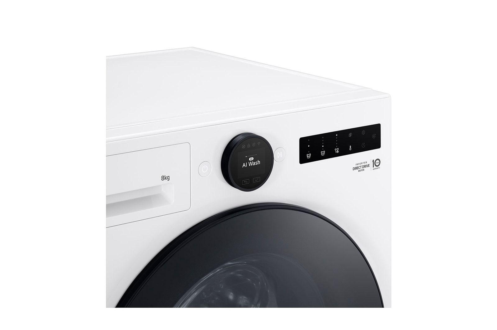 Máquina de Lavar Roupa Independente LG F4WX808YC (1400 RPM - B - A - Branco) — miniatura 4