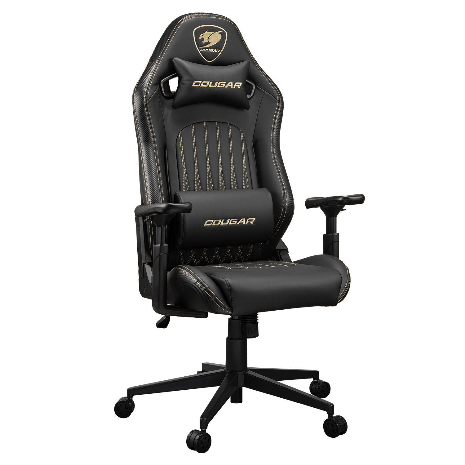 Cadeira Gaming COUGAR Explore Royal (120 kg - 9,5 cm - 3D - Preto/Dourado) — miniatura 3