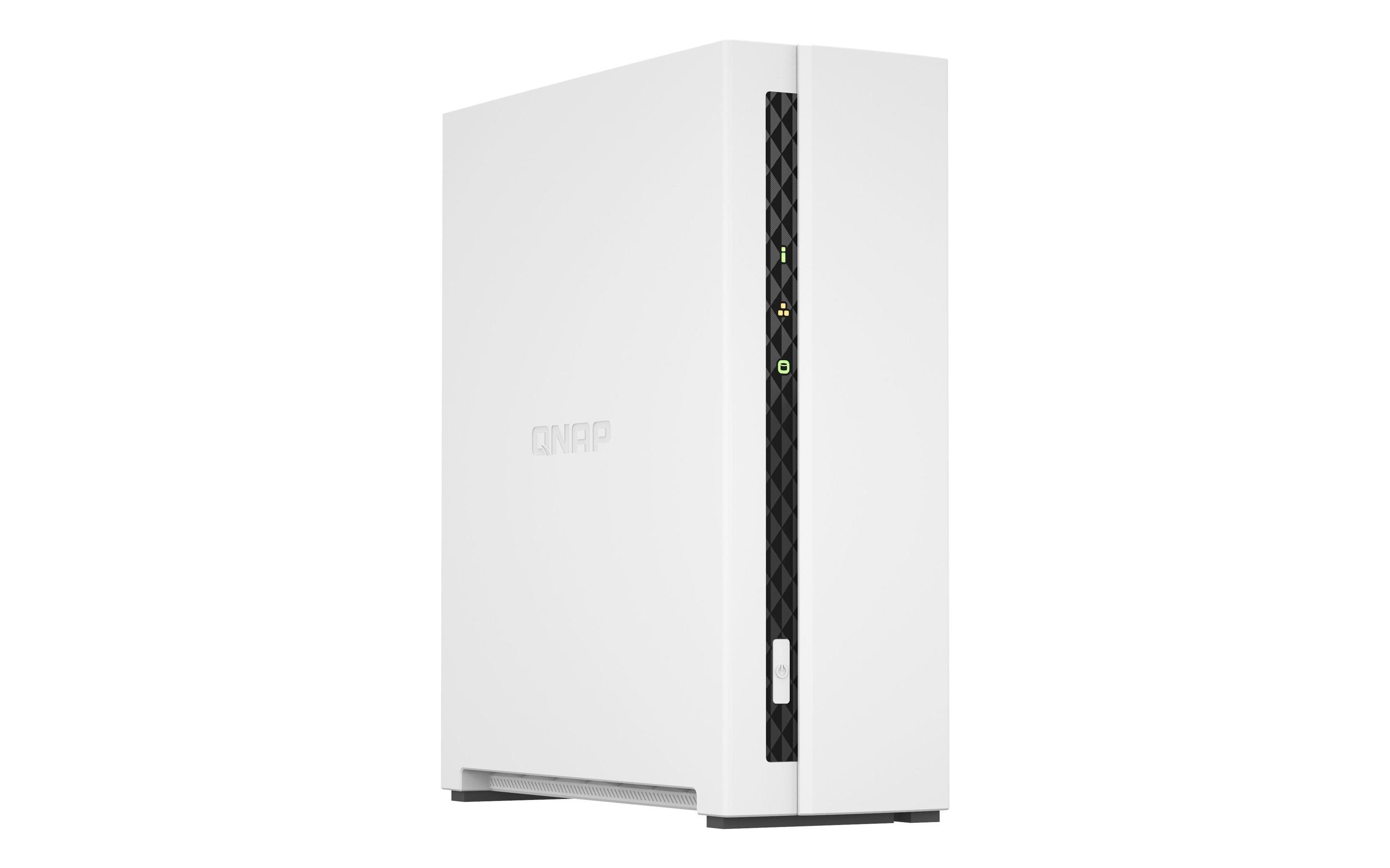 NAS QNAP TS-133 (Serial ATA II, Serial ATA III - 2 GB - 1 baia - Branco), miniatura 3