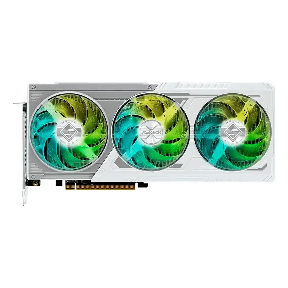 Placa Gráfica ASROCK Radeon RX 9060 XT Steel Legend 16GB OC (AMD Radeon RX 9060 XT - 16 GB - GDDR6 - Branco), miniatura 2