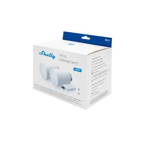 Kit de Válvulas Termostáticas Inteligentes SHELLY BLU TRV 2 Pack (Plástico - 78 x Ø54 mm - Branco) — miniatura 2