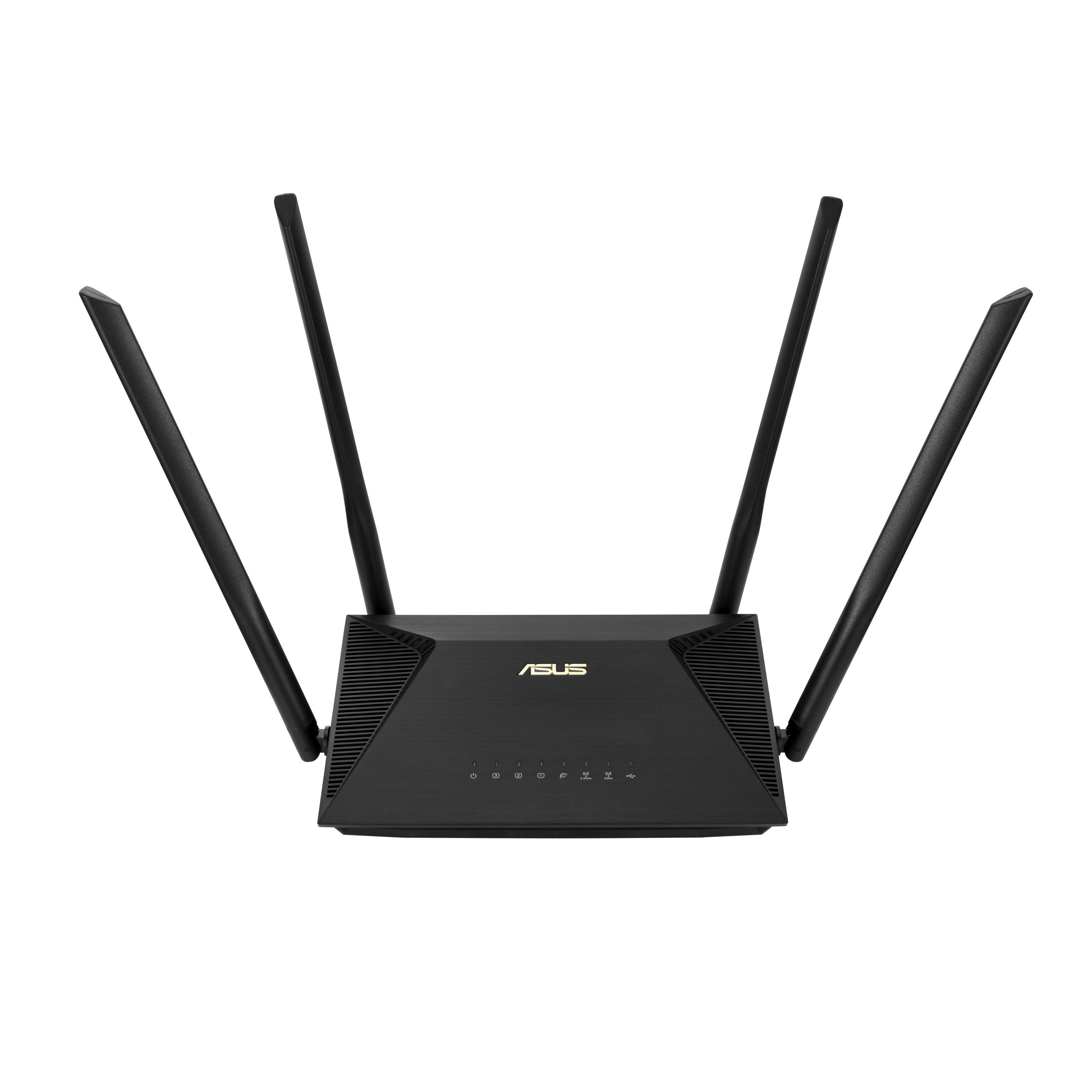 Router ASUS RT-AX53U (Wi-Fi 6 - Dual-band - Gigabit Ethernet - Preto)