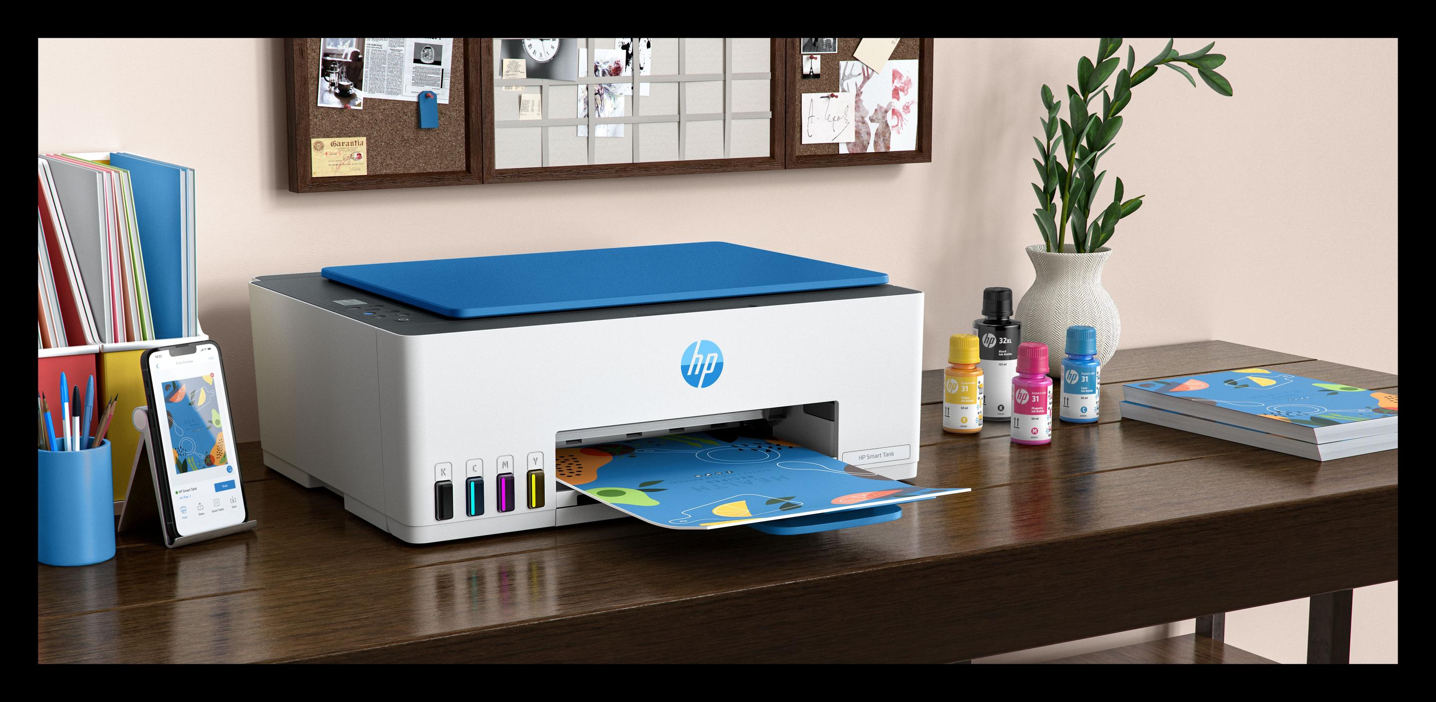 Impressora Multifunções HP Smart Tank 5109 (A4 - Impressão a cores - 100 folhas - Azul) — miniatura 5