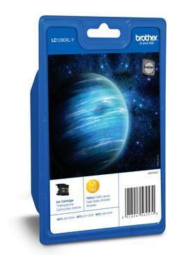 Tinteiro BROTHER LC1280XLYBP (1200 páginas - Amarelo), miniatura 4