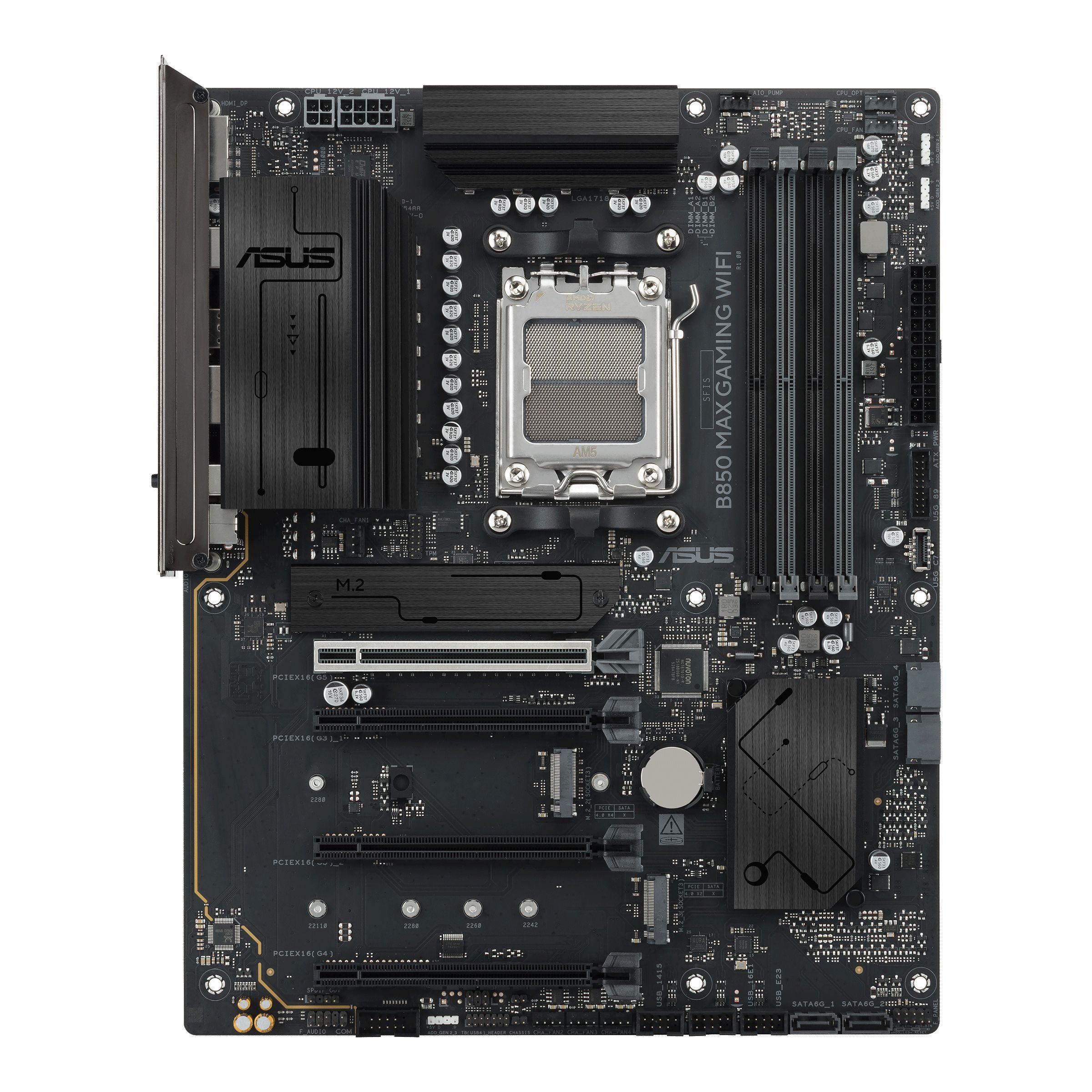 Motherboard ASUS B850 MAX GAMING WIFI (AM5 - ATX - Duplo canal - Preto), miniatura 2