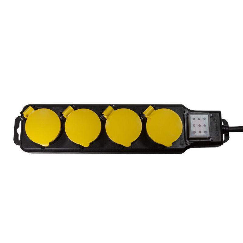 Extensão Elétrica LOGILINK LPS254 (Preto e Amarelo), miniatura 2