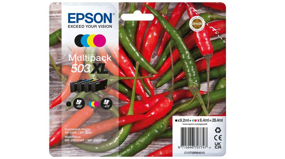 Tinteiros EPSON 503XL C13T09R64010 (WF-2960DWF, WF-2965DWF, XP-5200, XP-5205 - Pack de 4 - Preto, Ciano, Magenta e Amarelo), miniatura 7