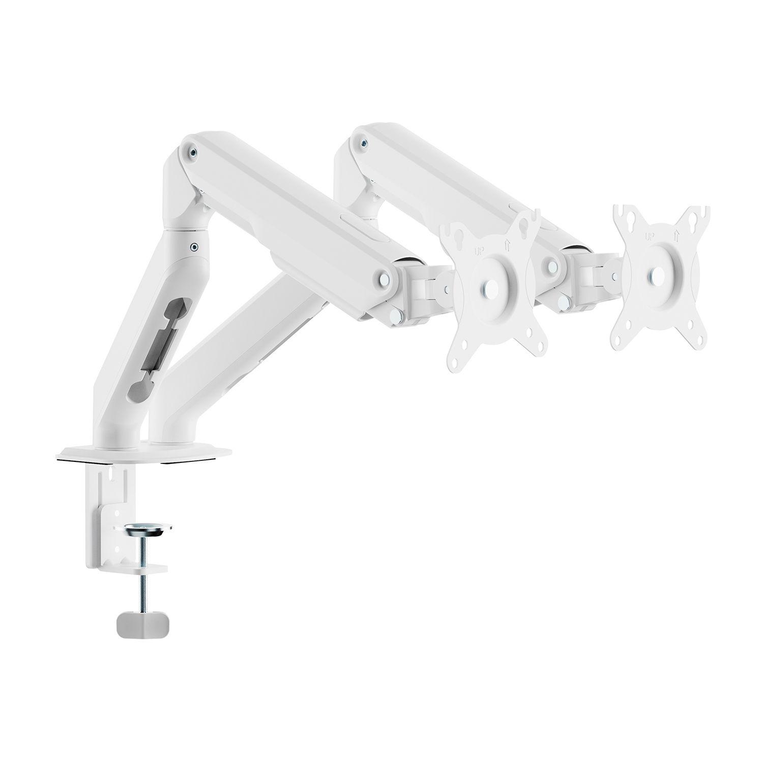 Suporte de Secretária AISENS DT32TSR-439 (100 x 100 mm - 75 x 75 mm - 81,3 cm - Branco), miniatura 2