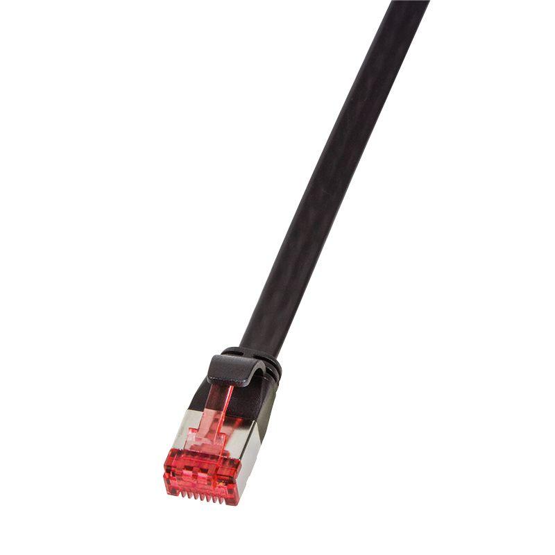 Cabo de Rede Plano LOGILINK CF2103S (15 m - Cat6 - RJ-45 - Preto), imagem 1