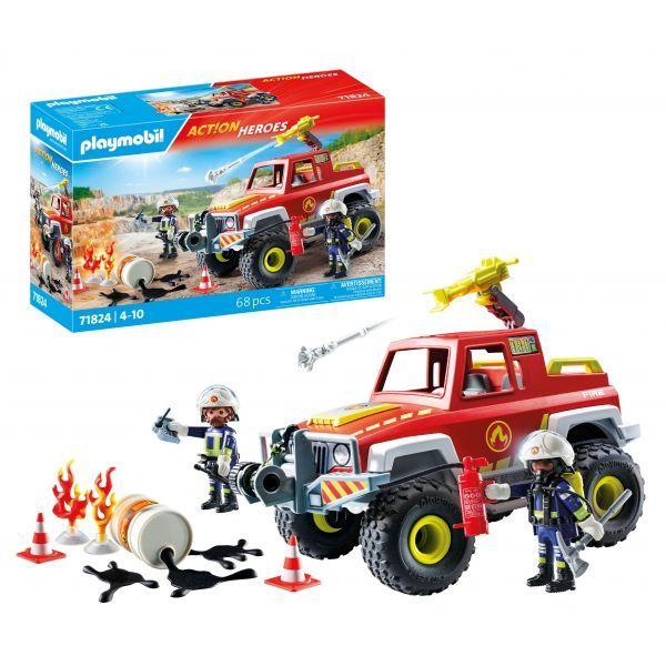 Camião de Bombeiros PLAYMOBIL 71824 (A partir dos 4 anos - Multicor), miniatura 2