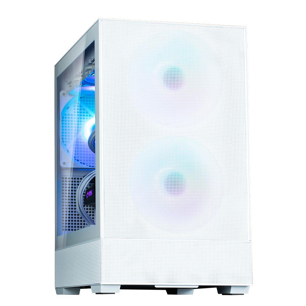 Caixa Micro-ATX ZALMAN P30 Air (Micro ATX, Mini-ITX - Mini Tower - Plástico, aço, vidro temperado - Branco) — miniatura 6