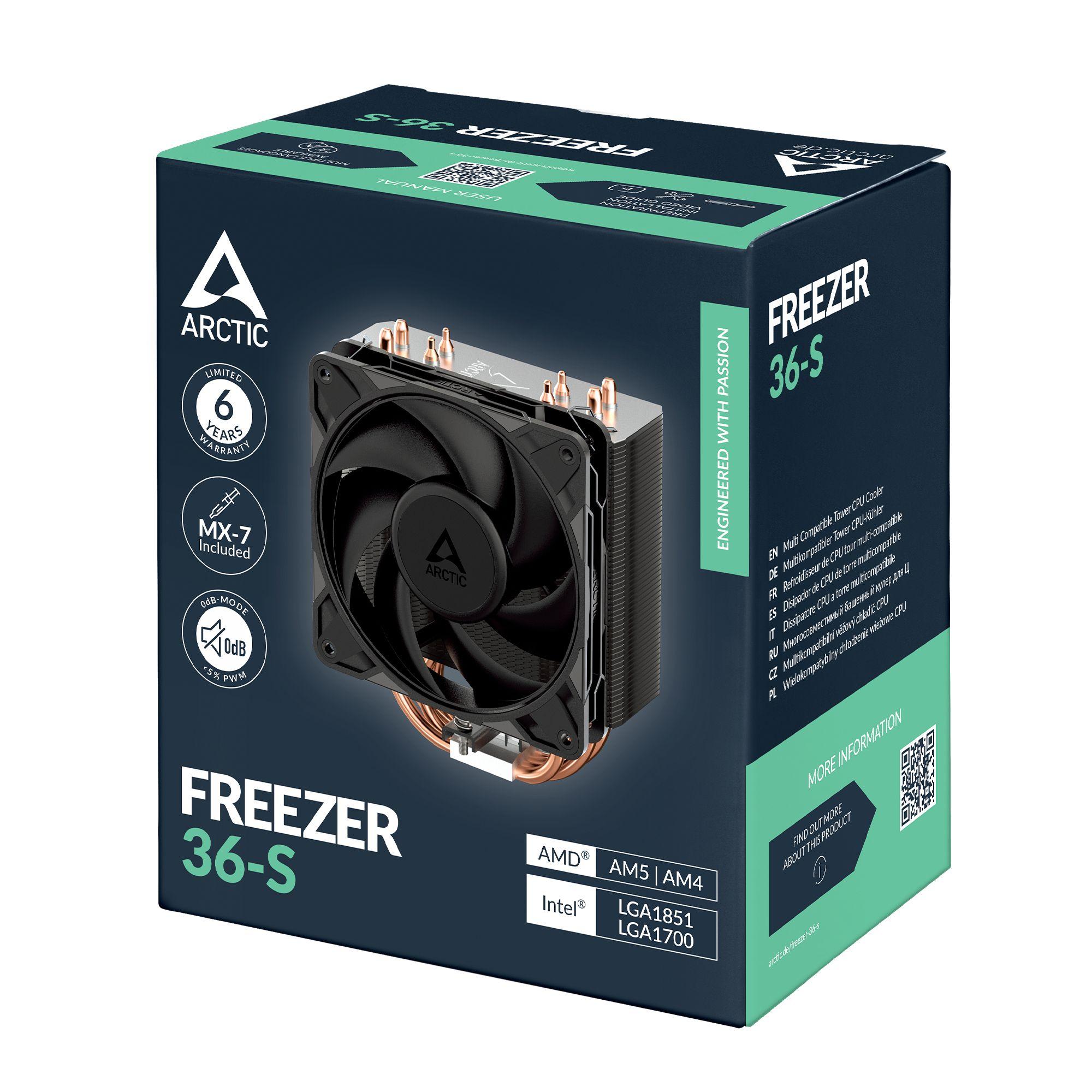 Dissipador de CPU ARCTIC Freezer 36-S (Alumínio - Preto e Aço inoxidável), miniatura 7