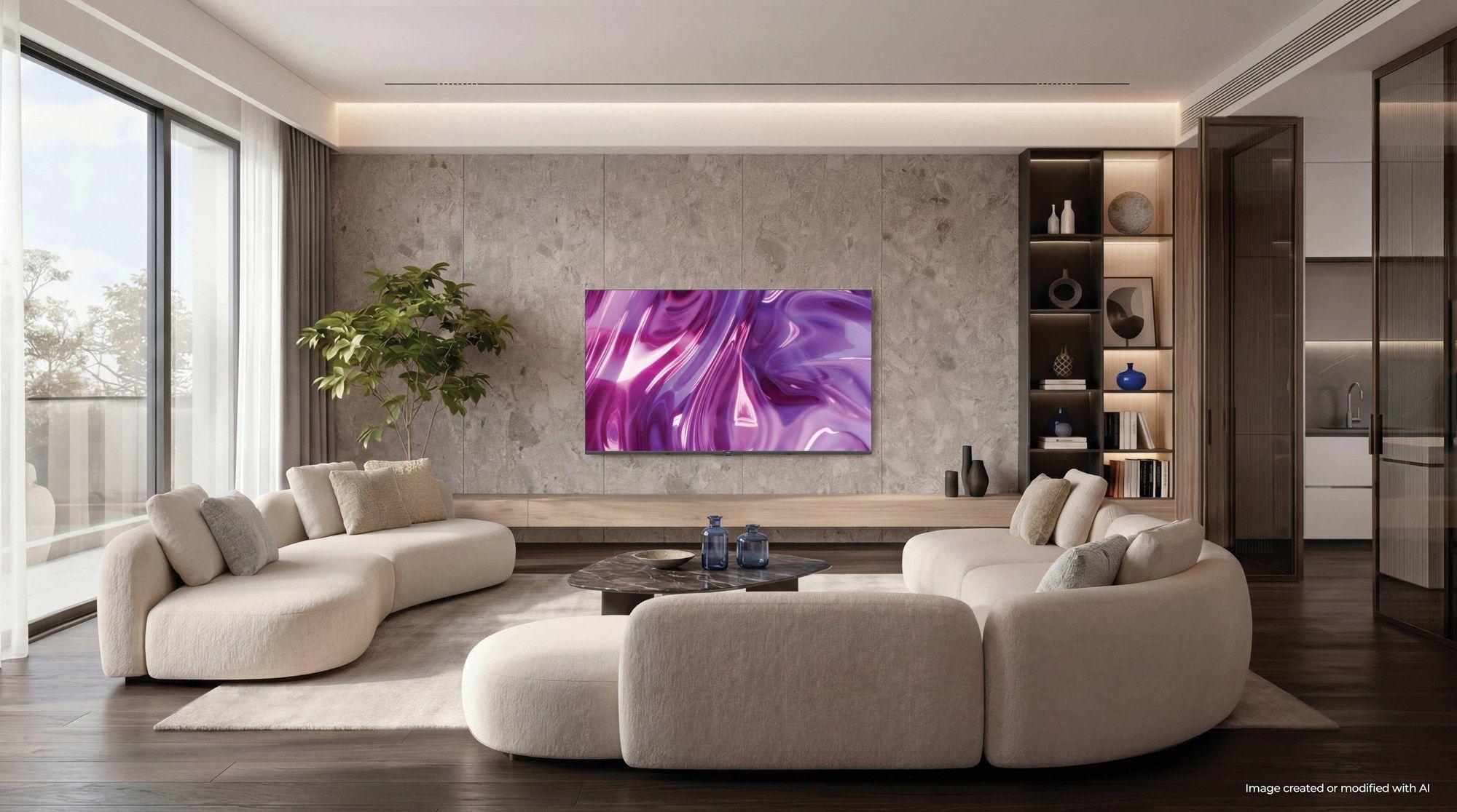 Televisão HAIER TV H32S80GFX (32" - Full HD - QLED - Google TV - Preto), miniatura 7