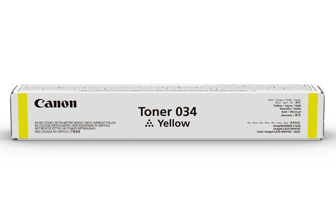 Toner CANON 034 9451B001 (7300 páginas - Amarelo), miniatura 2